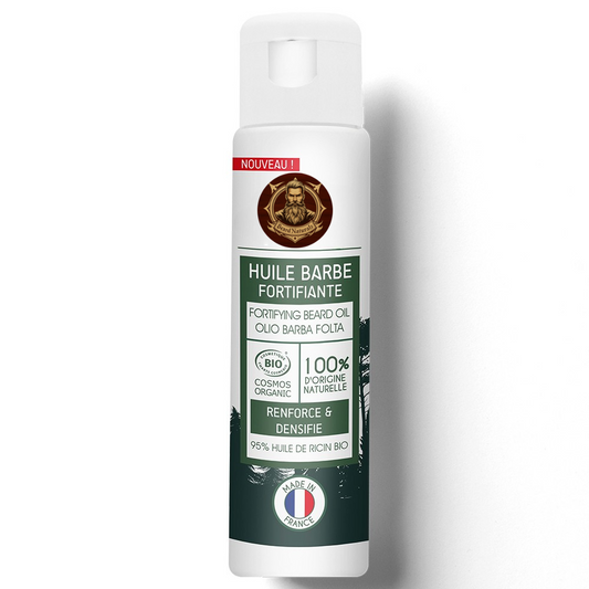 Huile de ricin bio pour barbes